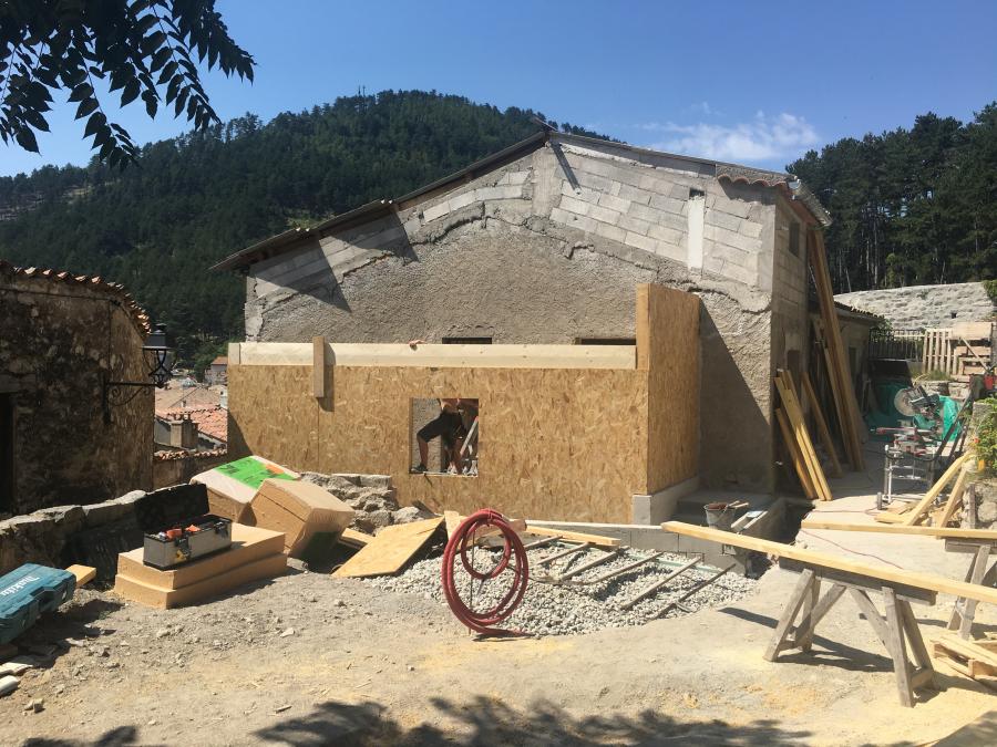 Réalisation : Projet de rénovation & extension à Sisteron ( 04)